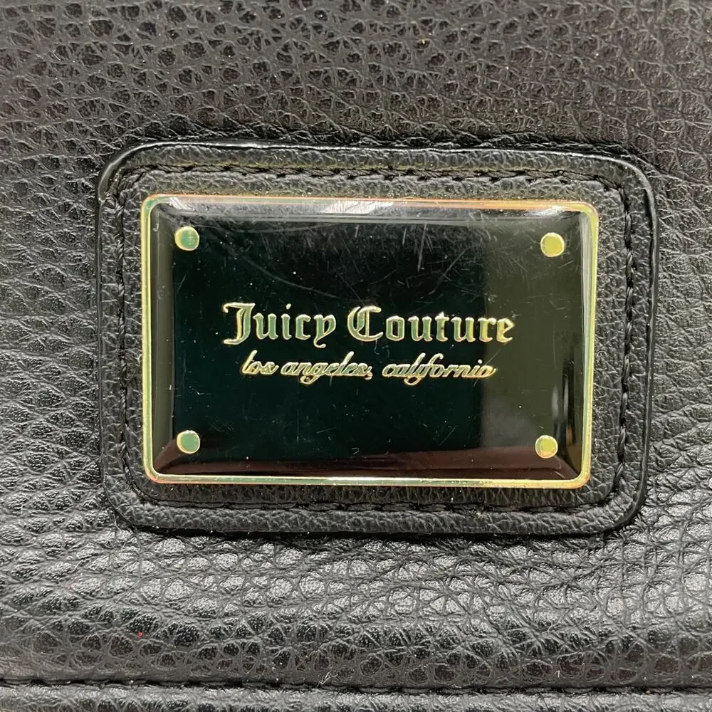 Juicy‎ Couture Clutch Wristlet Handbag Purse Black
